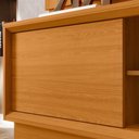 Ver imagem 5 de Estante Home Theater Siena Cinamomo para Tv até 75” com Rodízios - Madetec