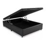Cama Box Baú Casal 138x188 Corino Preto - 1