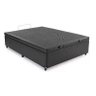 Cama Box Baú Casal 138x188 Corino Preto - 2