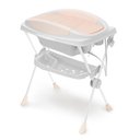 Ver imagem 1 de Banheira com Trocador Desmontável Galzerano Premium 7005 Dobrável Branca e Rosa