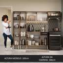 Ver imagem 6 de Armário de Cozinha Completa 229cm Rustic/Preto Emilly Madesa 08