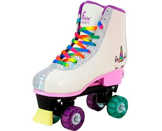 Patins Roller Skate Unicórnio com 04 Rodas 35 A 38 - 1