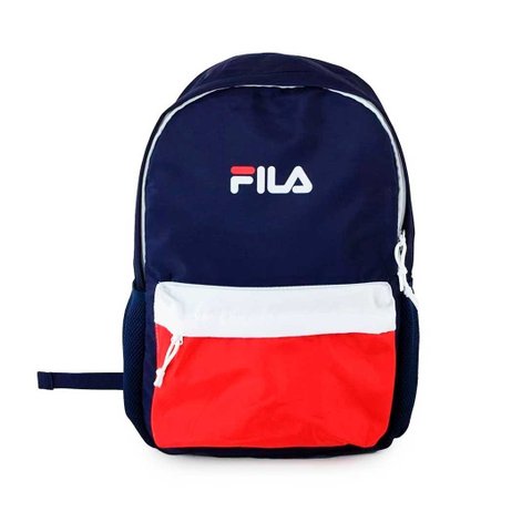 Mochila Fila Letter Dna Azul-marinho - 18 Litros