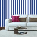 Ver imagem 5 de Papel de Parede Faixa Azul e Branco Autocolante Sala Quarto