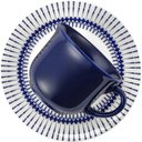 Ver imagem 1 de Kit 6 Xícaras com Pires Biona Colb Oxford® Cerâmica 200 Ml