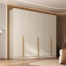 Guarda-roupa Casal 6 Portas Topázio CabeCasa MadeiraOriginals - 1