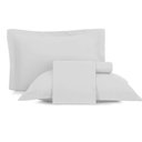 Ver imagem 2 de Jogo de Cama King 4 Peças Toque Acetinado Branco