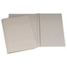 Pastas Classificador De Cartão 480g/m² Com Grampo Sem Impressão: 100 Unidades - Cinza - 1