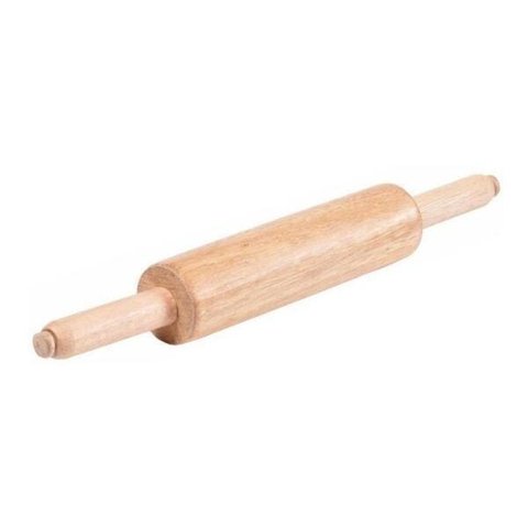 Rolo Para Massa Móvel Madeira Natural 35Cm