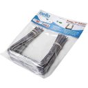 Ver imagem 1 de Grampo Trilho Metal Grampo U Sem Trilho Prata Com 50 Un