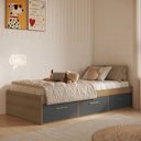 Ver imagem 1 de Cama de Solteiro Juvenil com 3 Gavetas Genebra