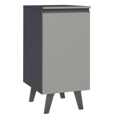Balcão de Cozinha 40cm 1 Porta com Pés Nice Madesa