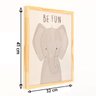 Quadro 30x40 Safari Mara Elefante 34637 Decoratta 34637ELE PINUS UN - 2
