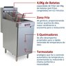 Fritadeira Vulcan Lg500 a Gás Glp 30 Litros 150000 Btu - 2