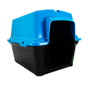 Ver imagem 1 de Casinha Pet Plástica N°4 Tam. 60 X 47x 45cm Cor Azul Durín