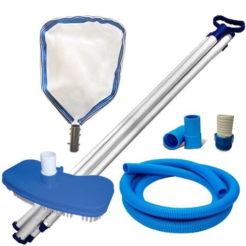Kit Limpeza para Piscinas Alvenaria Fibra Vinil 6 Mts - 1