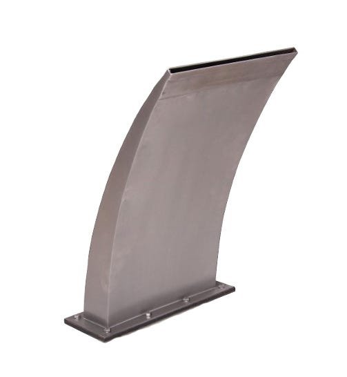 Cascata De Parede Wave Wall 37cm Em Aço Inox 304 - 1