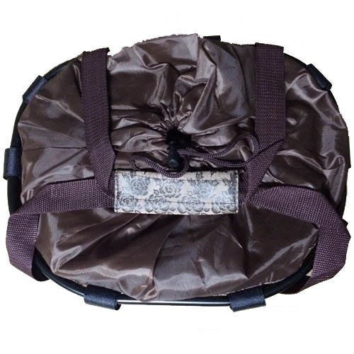 Cesta com suporte e engate rápido Marrom Flor Kraton 3132-D - 2