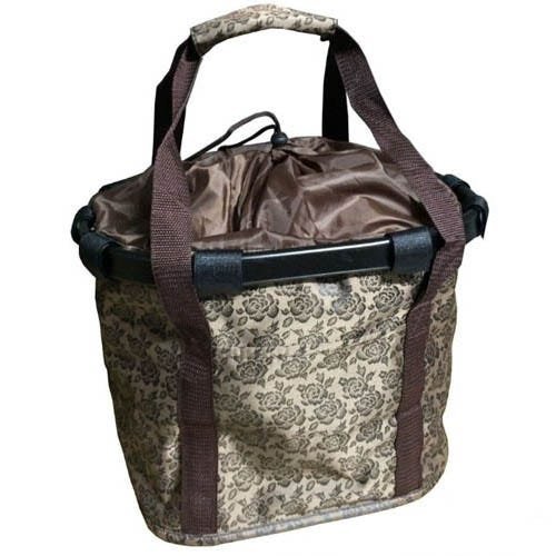 Cesta com suporte e engate rápido Marrom Flor Kraton 3132-D - 1