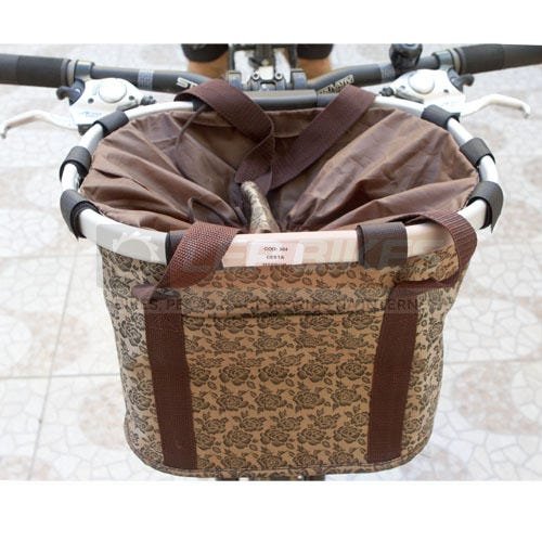 Cesta com suporte e engate rápido Marrom Flor Kraton 3132-D - 4