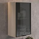 Ver imagem 2 de Armario Aereo 1 Porta Vidro MDF 40 cm Kali 122024 Bianco Toq Nicioli