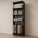 Ver imagem 1 de Closet Aberto Alasca Preto Touch Carraro