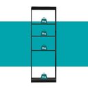 Ver imagem 6 de Closet Aberto Alasca Preto Touch Carraro