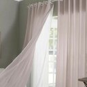Ver imagem 5 de Cortina Voil Santorini Sala Quarto 1,60 Alt X 2,00 Larg - Rosa