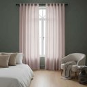 Ver imagem 7 de Cortina Voil Santorini Sala Quarto 1,60 Alt X 2,00 Larg - Rosa