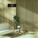 Ver imagem 4 de Luminária Pendente Vênus Modelo Ripado -:Preta