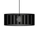 Ver imagem 1 de Luminária Pendente Vênus Modelo Ripado -:Preta