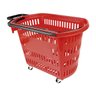Cesta com rodinhas Vermelha - 1