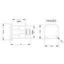 Ver imagem 2 de Fecho Fenda para Móveis e Armário de Aço 2811zcr/l06 Cromado 3f
