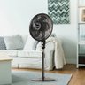 Ventilador De Coluna Mallory Chronos Preto E Grafite – 127 Volts - 6