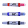 Kit 3 Pincel Marcador Quadro Branco Recarregável Lyke - 1