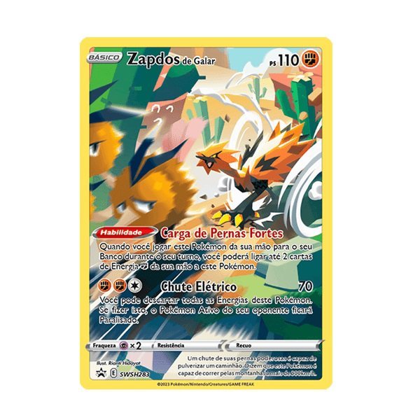 Kit 3 Cartas Pokémon Moltres Articuno Zapdos Lendáios