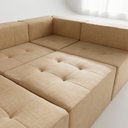Ver imagem 4 de Sofá Modular King com Puff Bom Pastor Linho Bege