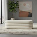 Ver imagem 1 de Banco Recamier Puff Cookie Baú 110 Cm - Zahav Estofados:off White