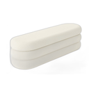 Ver imagem 4 de Banco Recamier Puff Cookie Baú 110 Cm - Zahav Estofados:off White