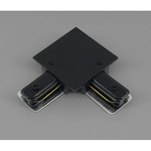 Emenda L Conector em L para Trilho Eletrificado Embutir Opus Preto