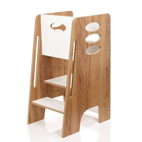 Torre de Aprendizagem Banquinho de Aprendizagem Montessori