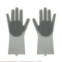 Ver imagem 1 de Luvas Térmicas para Lavar Louça em Silicone Cor Cinza