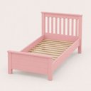 Ver imagem 2 de Cama de Solteiro de Madeira Maciça Ecoconfort - Rosa