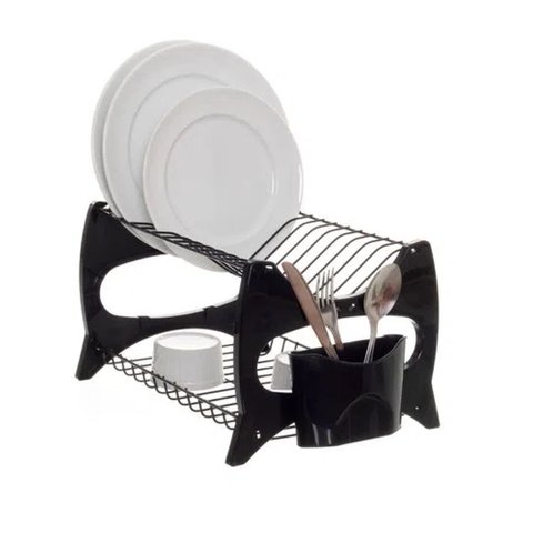 Escorredor de Louça Duplo Porta Talheres Verona