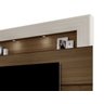Painel para TV Milão Amêndoa com Off White - Luapa Móveis - 3
