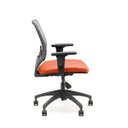 Ver imagem 4 de Cadeira Marelli Giratória 213 You Laranja e Grafite com Estrutura Grafite