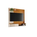Ver imagem 4 de Painel Aurora para Tv de até 65 Polegadas - Cinamomo Off White - Madetec