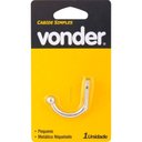 Ver imagem 1 de Cabide Simples Pequeno Metalico Niquelado VDO1940 Vonder