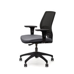 Cadeira Marelli You 213 Cinza com Estrutura Preta - 1