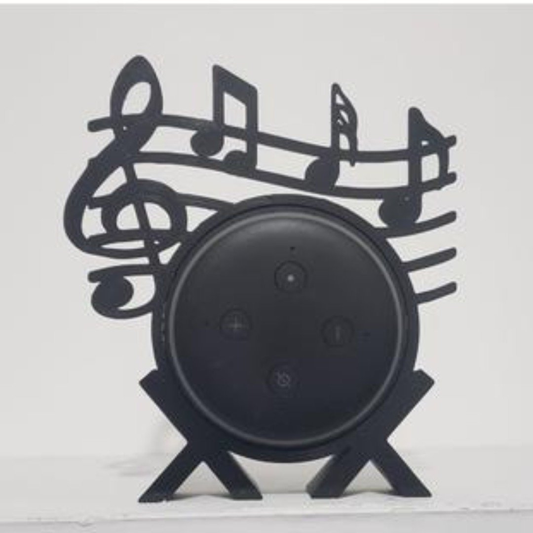 Suporte de Alexa para Echo Dot 3 "notas Musicais" - 3